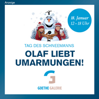 Goethe Galerie Jena - Tag des Schneemanns