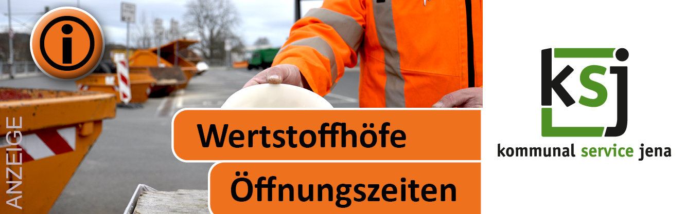 Kommunalservice Jena - Öffnungszeiten WSH