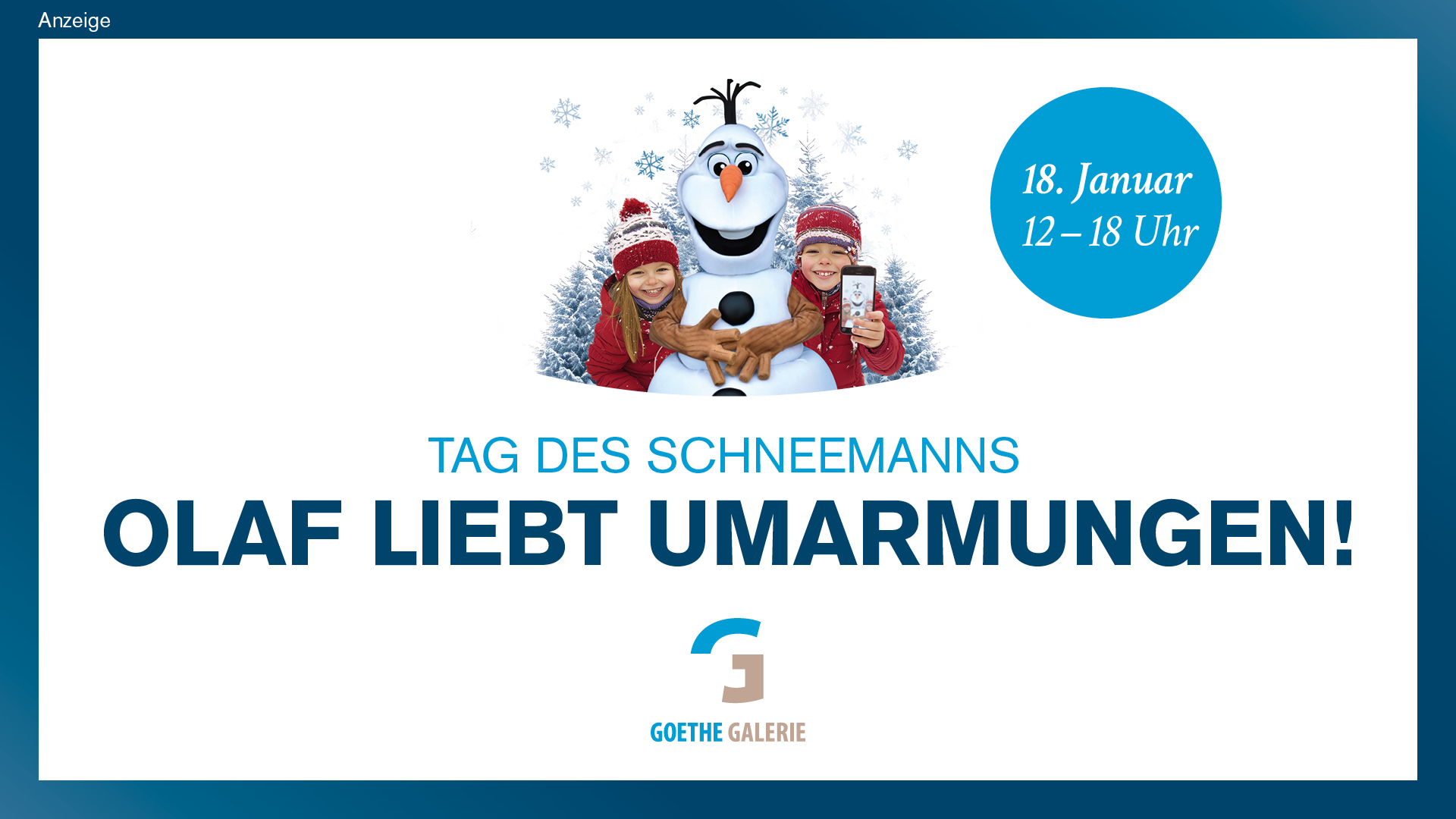 Goethe Galerie Jena - Tag des Schneemanns