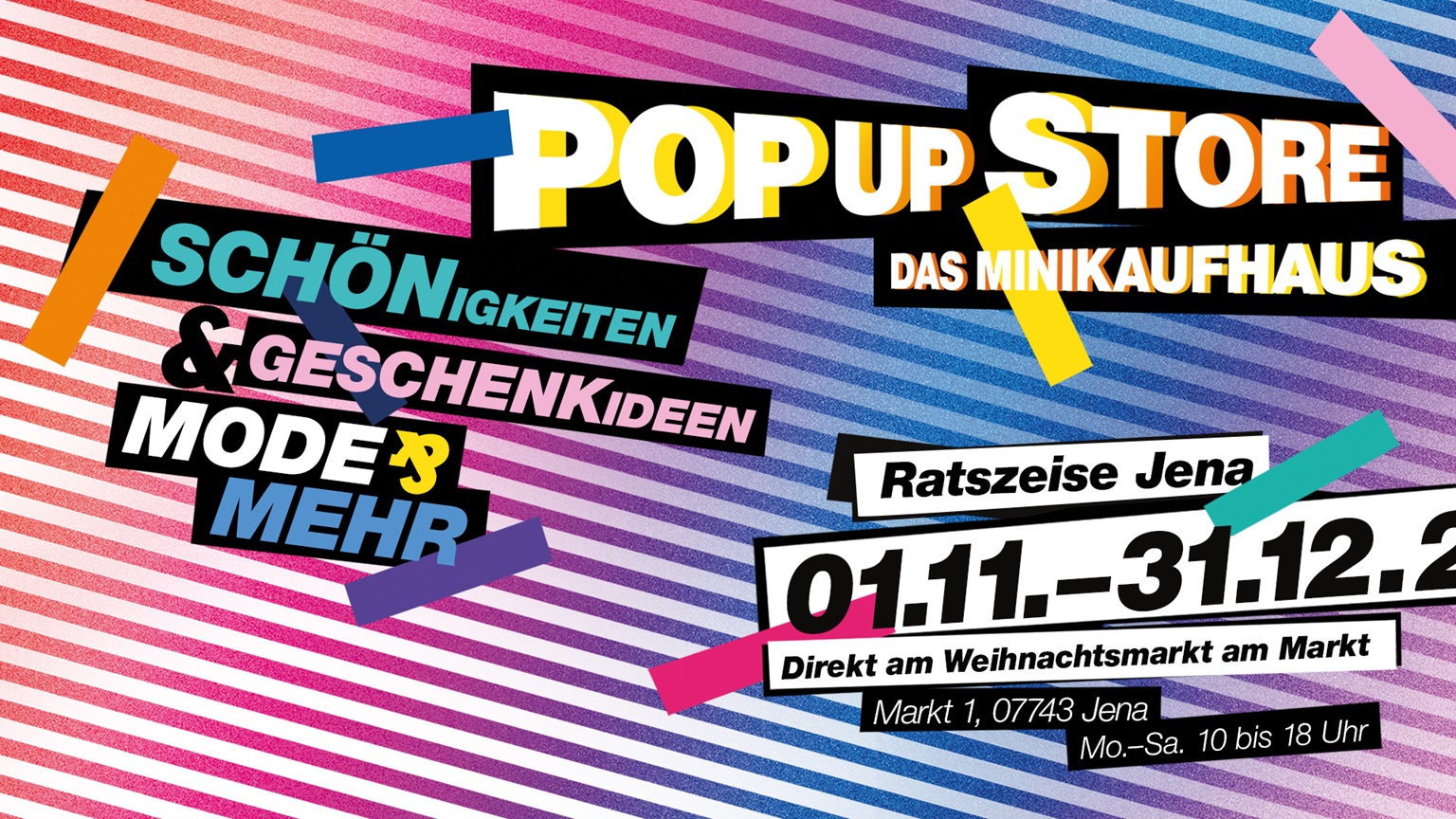 Pop-Up-Store am Markt