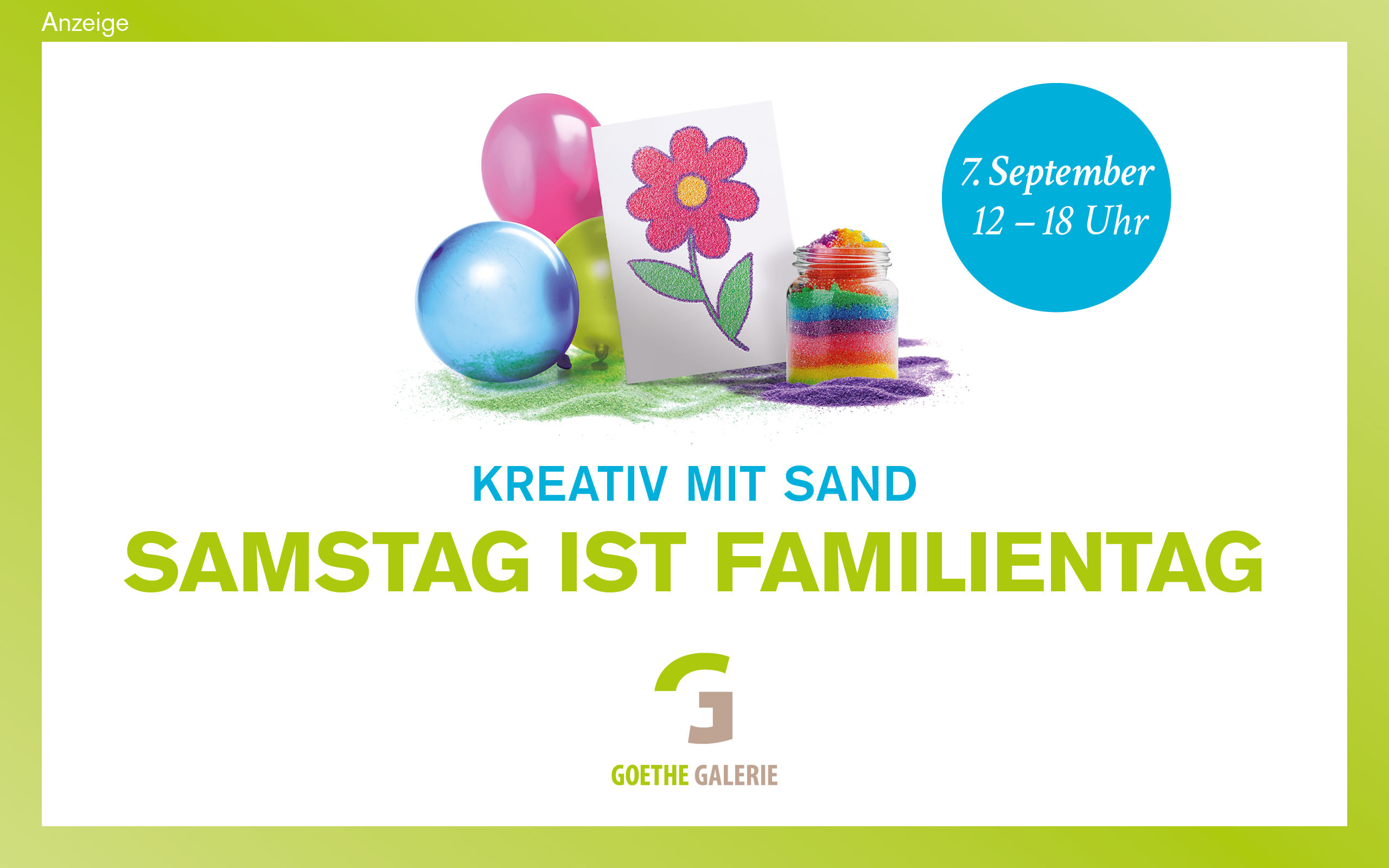 Goethe Galerie Familiensamstag September