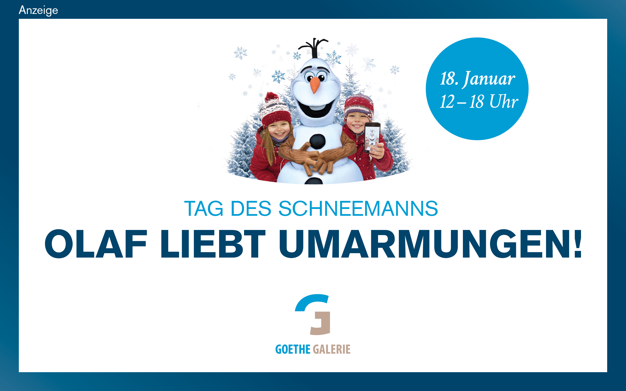 Goethe Galerie Jena - Tag des Schneemanns