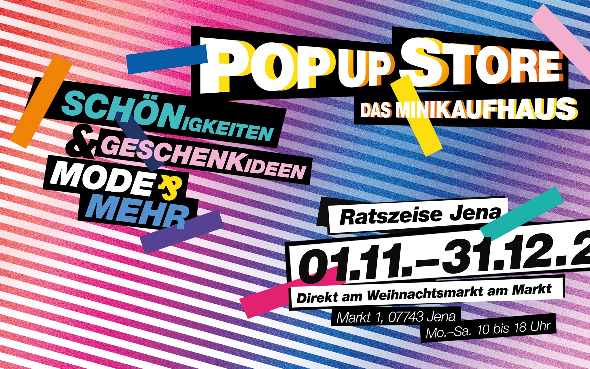 Pop-Up-Store am Markt