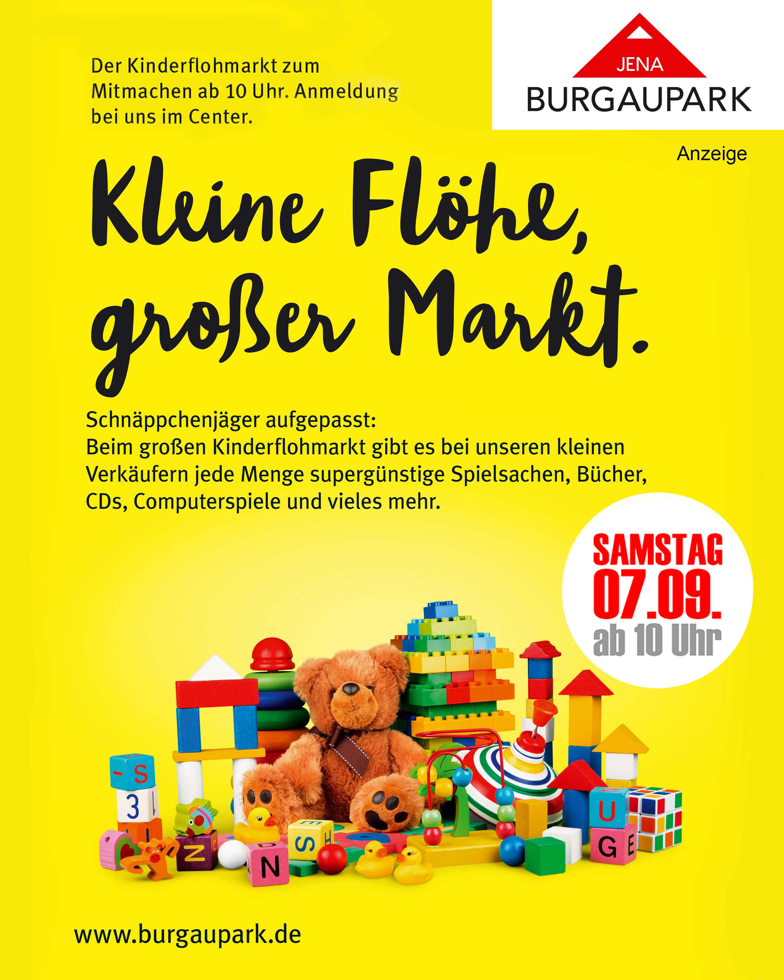 Burgaupark - Kinderflohmarkt